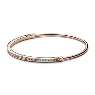 Byzylyk i hapur Pavé I-D nga Pandora Signature