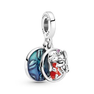 Varëse me pjesë të vogla dekoruese në formë të familjes Lilo dhe Stitch nga Disney