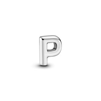 Letter P silver petite element
