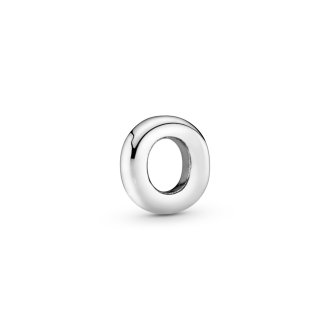 Letter O silver petite element