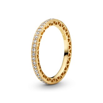 PANDORA Shine ring with clear cubic zirconia