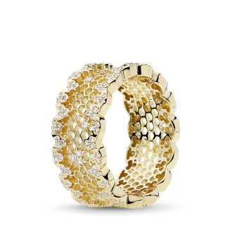 PANDORA Shine ring with clear cubic zirconia