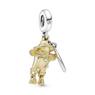 Scarecrow PANDORA Shine and silver dangle with clear cubic zirconia